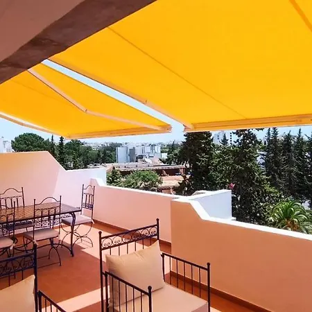Blue & Yellow Penthouse With Terrace At Balaia Mar Apartament