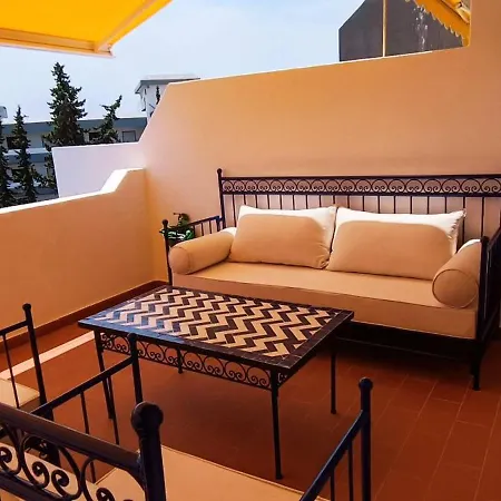 Blue & Yellow Penthouse With Terrace At Balaia Mar Apartament *