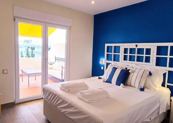 公寓 Blue & Yellow Penthouse With Terrace At Balaia Mar *