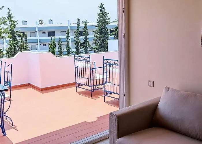 公寓 Blue & Yellow Penthouse With Terrace At Balaia Mar *