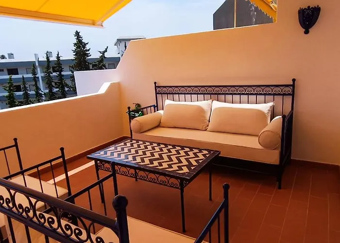 Blue & Yellow Penthouse With Terrace At Balaia Mar 公寓 *