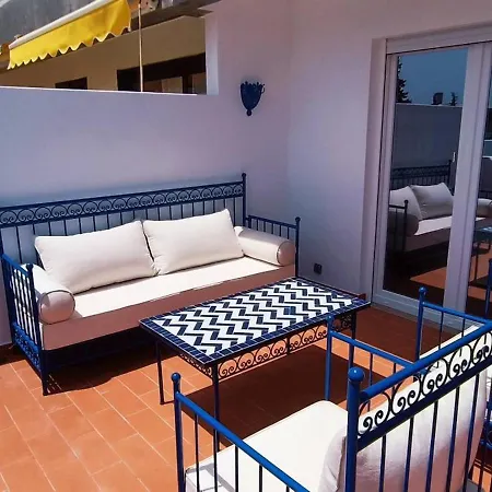 Blue & Yellow Penthouse With Terrace At Balaia Mar